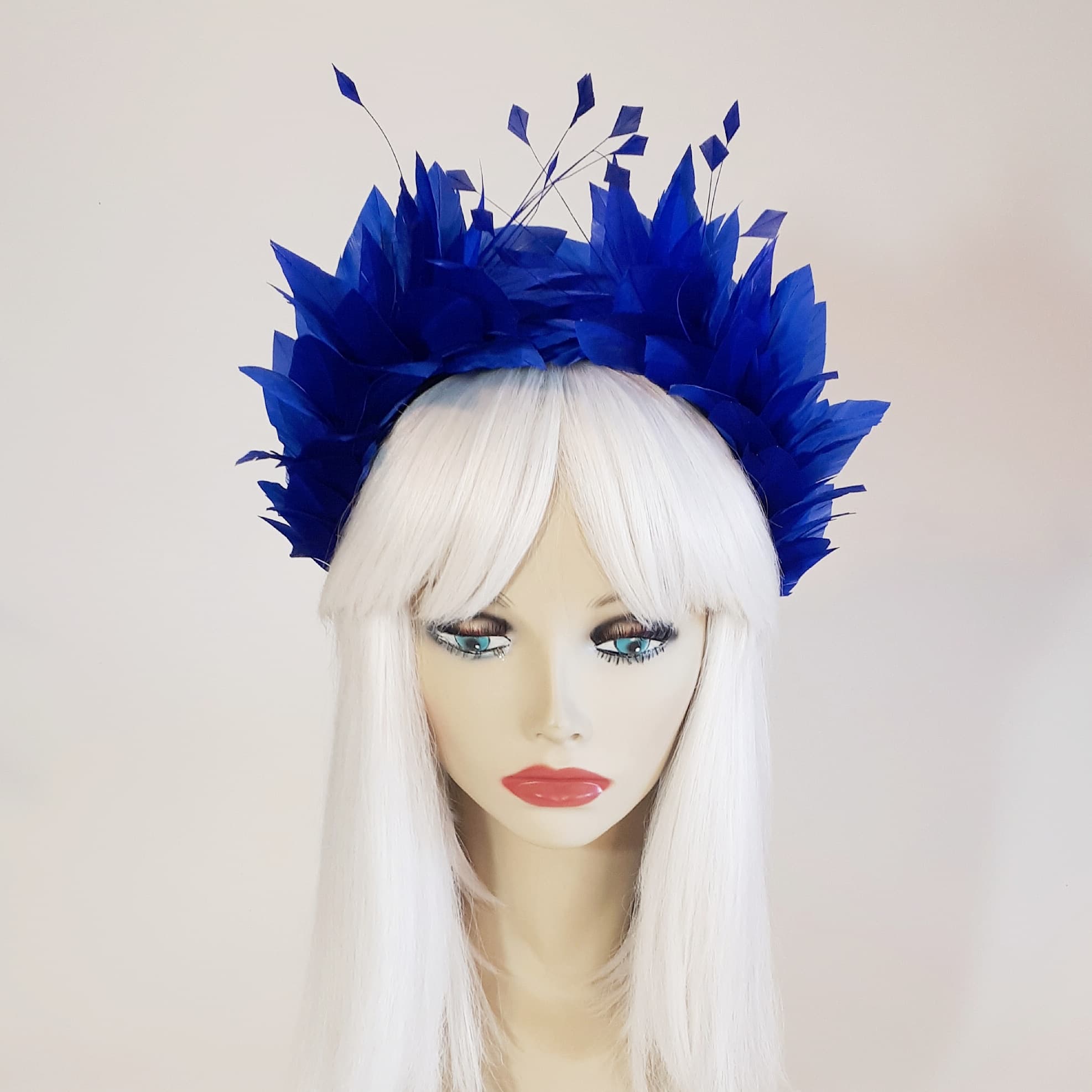 ‘Bianca’ Feather Crown by Divalicious | Mauve – Divalicious